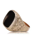 Russische Rose Sowjetgold Schmuck Mann Ring Schild