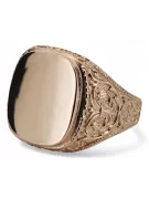 Russische Rose Sowjetgold Schmuck Mann Ring Schild