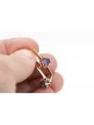 Vintage rose 14k 585 or boucles d'oreilles alexandrite vec005 Vintage Russian Soviet Style