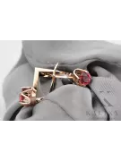 Earrings Vintage Ruby Original Vintage 14K Rose Gold vec005r