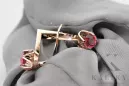 Earrings Vintage Ruby Original Vintage 14K Rose Gold vec005r
