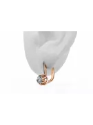 Original Vintage 14K Rose Gold Zircon Earrings Vintage vec005r