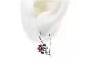 Vintage silver 925 amethyst earrings vec019s Russian Soviet style