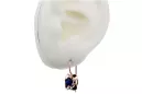 Vintage craft Earrings Sapphire Original Vintage 14K Rose Gold vec116r