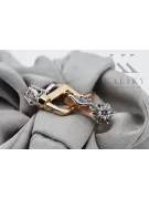 Earrings Vintage Jewlery Zircon Original Vintage 14K Rose White Gold vec150r