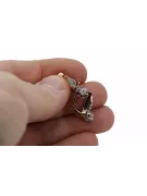 Cercei Zircon Original vintage de 14k roz și aur alb Vintage Craft  vec150r