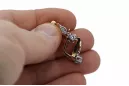 Earrings Vintage Jewlery Zircon Original Vintage 14K Rose White Gold vec150r