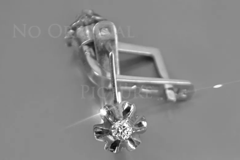 Ruso soviético rosa rosa 14k 585 oro Vintage pendientes vec197 alejandrita rubí esmeralda zafiro... Ruso soviético rosa rosa 14k 585 oro Vintage pendientes vec197 alejandrita rubí esmeralda zafiro...