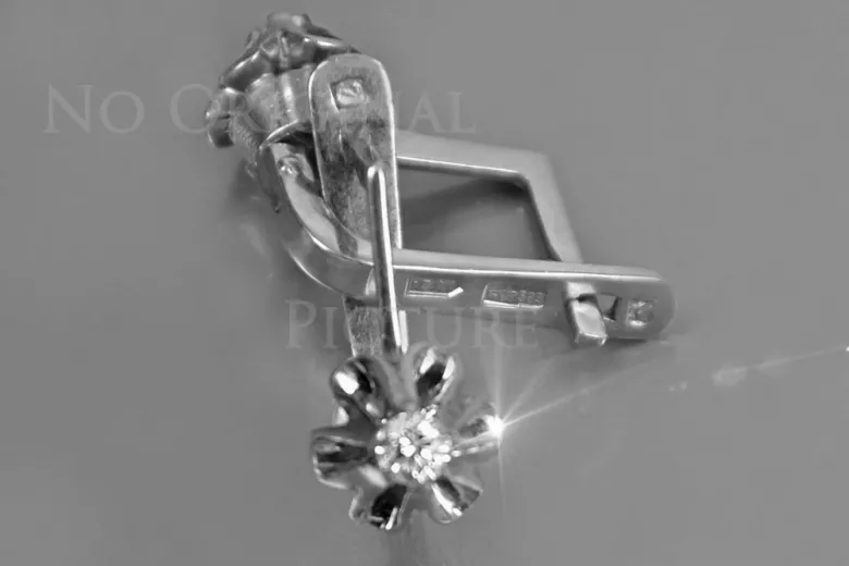 Ruso soviético rosa rosa 14k 585 oro Vintage pendientes vec197 alejandrita rubí esmeralda zafiro... Ruso soviético rosa rosa 14k 585 oro Vintage pendientes vec197 alejandrita rubí esmeralda zafiro...