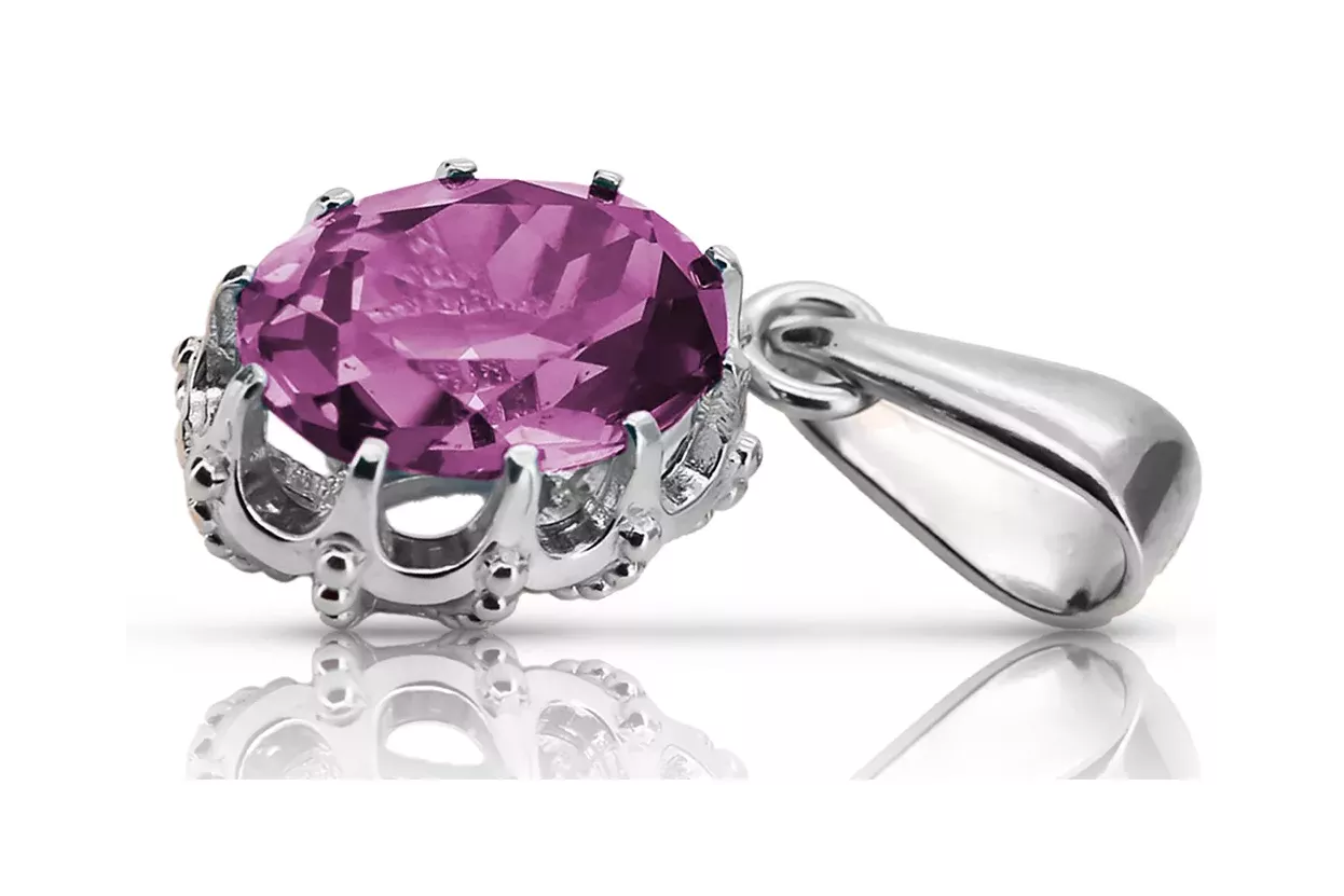 Sterling Silber 925 Amethyst Anhänger Vintage vpc008s Sterling Silber 925 Amethyst Anhänger Vintage vpc008s