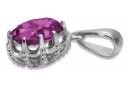 Style vintage Pendentif Améthyste Argent sterling 925 vpc008s