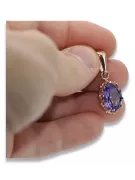 Argent 925 pendentif avec alexandrite vpc008s russe style Vintage soviétique