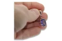 Argent 925 pendentif avec alexandrite vpc008s russe style Vintage soviétique