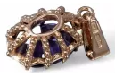 Pendentivul de argint 925 cu alexandrit vpc008s stil rus sovietic Vintage