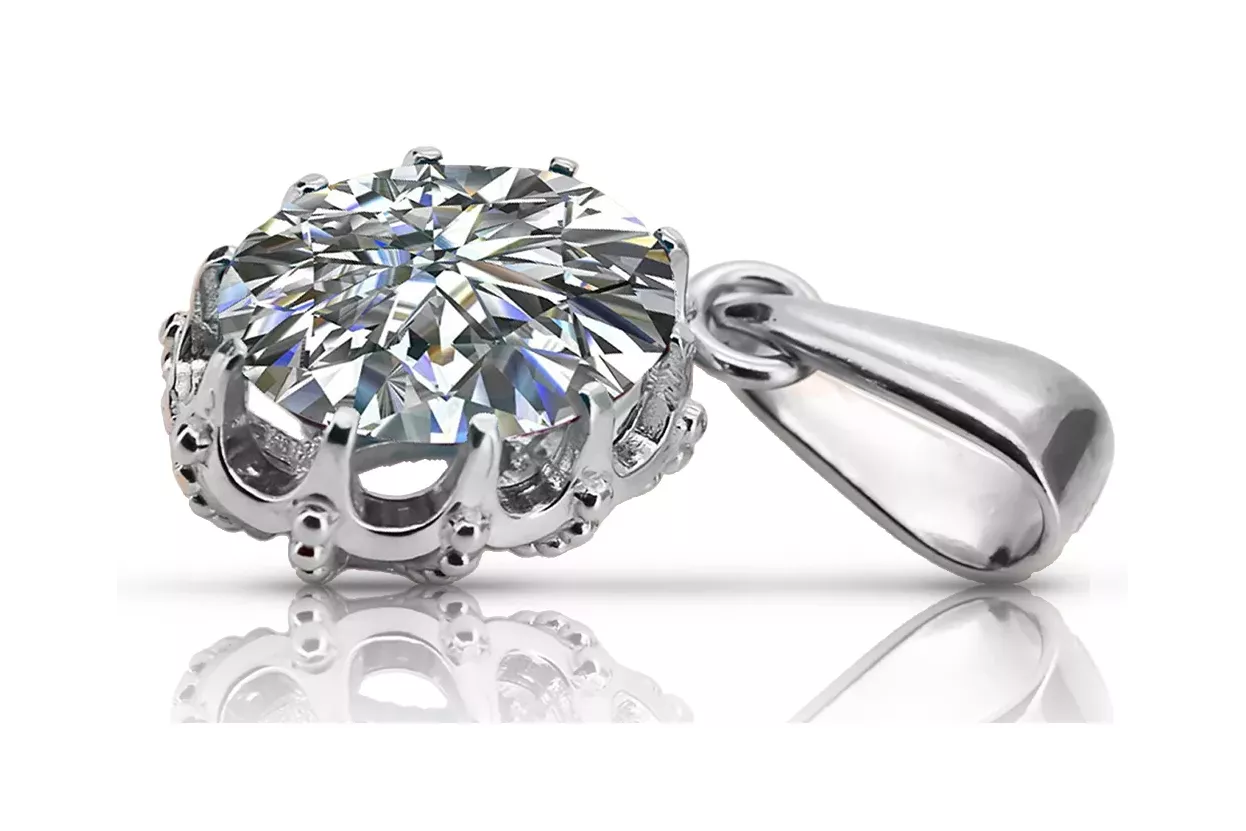 Pandantiv Vintage bijuterii Zircon Lira sterlină de argint 925 vpc008s Pandantiv Vintage bijuterii Zircon Lira sterlină de argint 925 vpc008s