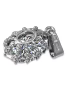 Pandantiv Vintage bijuterii Zircon Lira sterlină de argint 925 vpc008s