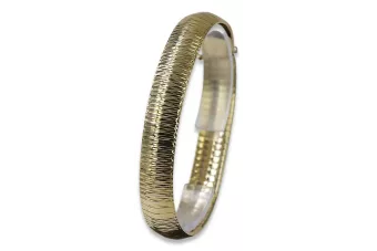 Gelbes italienisches 14k gold fancy Armband cbt002y