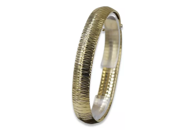 Gelbes italienisches 14k gold fancy Armband cbt002y