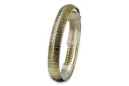 Gelbes italienisches 14k gold fancy Armband cbt002y
