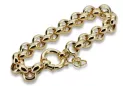 Bracelet d’ancrage en or jaune italien 14 carats cb025y Bracelet d’ancrage en or jaune italien 14 carats cb025y