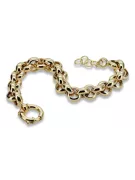 Italian yellow 14k gold Anchor Kenik Lady bracelet cb025y
