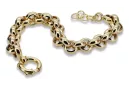 Bracelet d’ancrage en or jaune italien 14 carats cb025y Bracelet d’ancrage en or jaune italien 14 carats cb025y