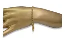 Bracelet d’ancrage en or jaune italien 14 carats cb025y Bracelet d’ancrage en or jaune italien 14 carats cb025y