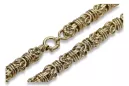 Bracelet d’ancrage en or jaune italien 14 carats cb009y