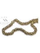 Bracelet d’ancrage en or jaune italien 14 carats cb009y