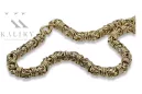Bracelet d’ancrage en or jaune italien 14 carats cb009y