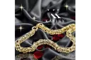 Bracelet d’ancrage en or jaune italien 14 carats cb009y