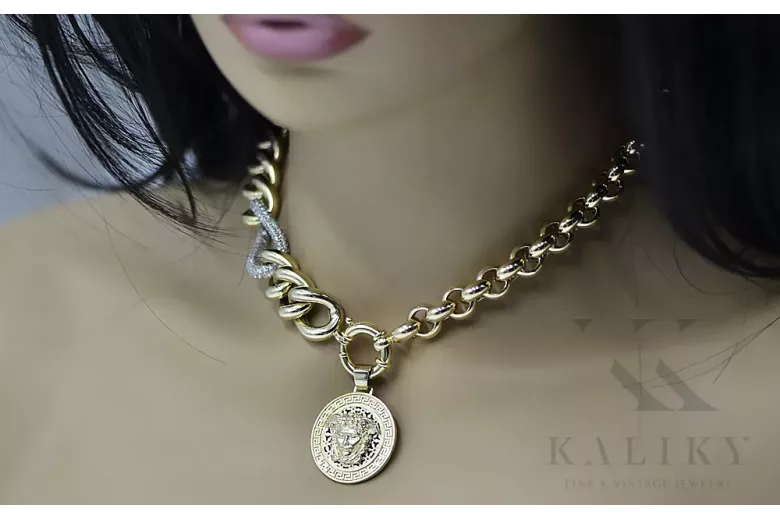 Pandantiv din aur ★ https://zlotychlopak.pl/ro/ ★ Semnul de aur 585 333 preț redus