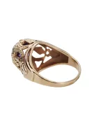 Russische Sowjetrose 14k 585 gold Alexandrite Ruby Emerald Saphir Zircon Ring vrc080