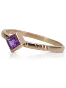 Inel sovietic rusesc din aur 585 trandafir 14k alexandrit rubin smarald safir zircon vrc014