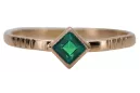 Rose soviétique russe 14k 585 or Alexandrite Ruby Emerald Sapphire Zircon ring vrc014