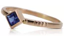 Inel sovietic rusesc din aur 585 trandafir 14k alexandrit rubin smarald safir zircon vrc014