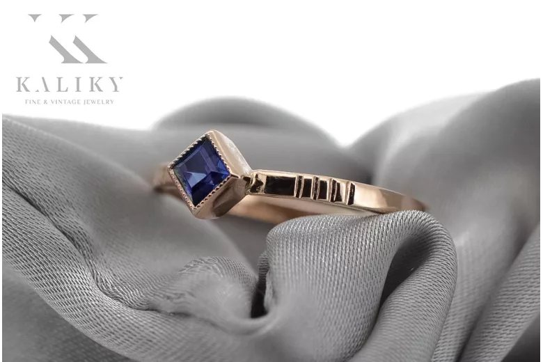 Inel sovietic rusesc din aur 585 trandafir 14k alexandrit rubin smarald safir zircon vrc014