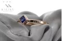 Inel sovietic rusesc din aur 585 trandafir 14k alexandrit rubin smarald safir zircon vrc014
