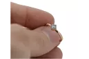 Pierścionek z różowego czerwonego złota 14k 585 z Cyrkonią vrc138 Vintage