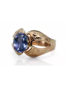 Russe rose soviétique 14k 585 or Alexandrite Ruby Emerald Sapphire Zircon ring vrc135