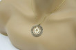 Italian 14k Gold Versace pendant with Anchor chain cpn019&cc003y