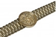 Italian Yellow 14k gold bracelet with greek thema cpn022y&mbw006y