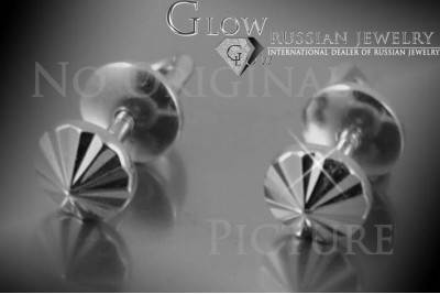 Russische Ohrringe aus Roségold ven233