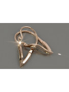Russian rose gold earrings vens242