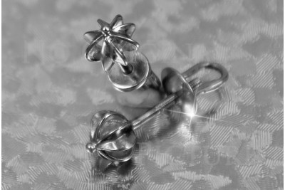 Vintage rose gold earrings ven265