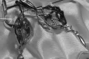 Vintage rose pink 14k 585 gold earrings vec115 alexandrite ruby emerald sapphire ...