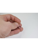 Russische Sowjetische Rose Pink 14k 585 Gold Ohrringe vec116 Alexandrit Rubin Smaragd Saphir ...