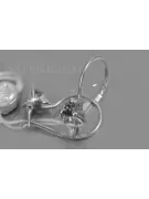 Boucles d’oreilles en or rose soviétique russe 14k 585 vec129 alexandrite rubis émeraude saphir ...
