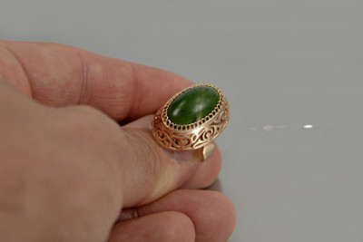 Vintage rose pink 14k 585 gold earrings vec189 alexandrite ruby emerald sapphire ...