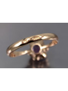 Vintage rose pink 14k 585 gold earrings vec194 alexandrite ruby emerald sapphire ...